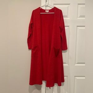 LuLaRoe Sarah Red Medium